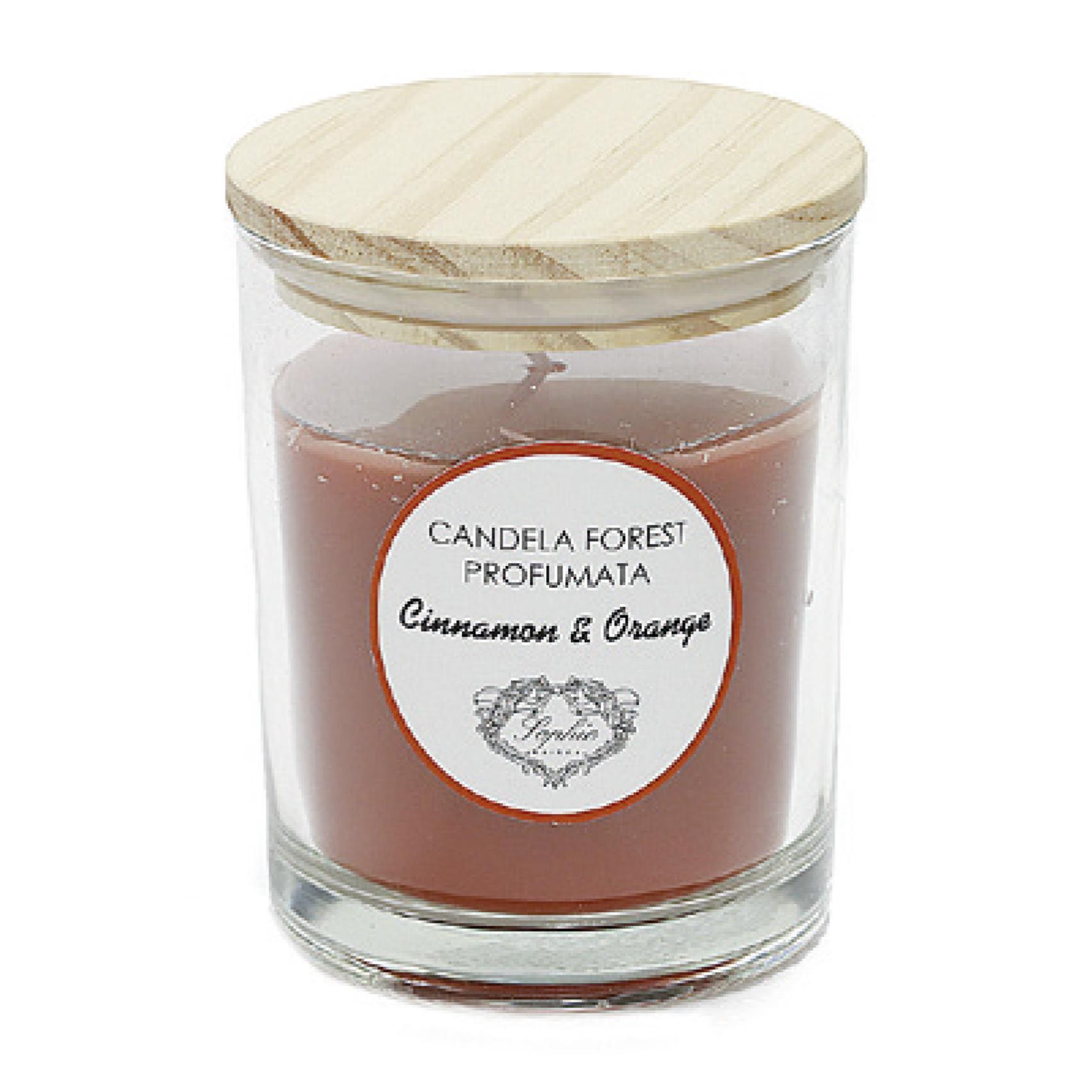 Candela Profumata Per La Casa Forest Fragranza Cinnamon&Orange