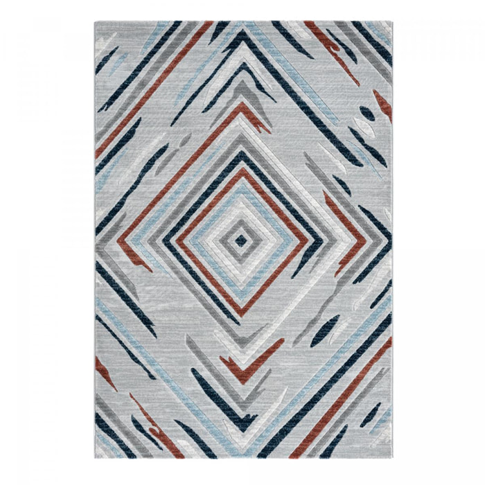 Tapis Kole, Losange géométrique multicolore