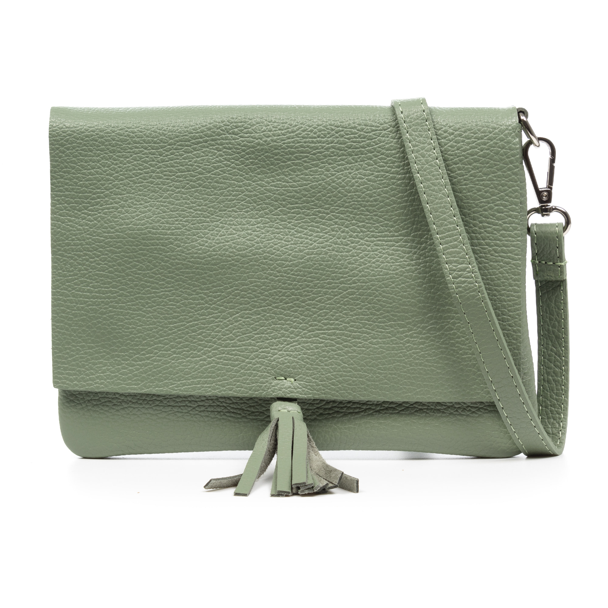 Andorno bolso bandolera mujer. Piel auténtica acabado Dollaro