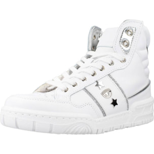 SNEAKERS CHIARA FERRAGNI SNE CF1 HIGH WHITE LEATH