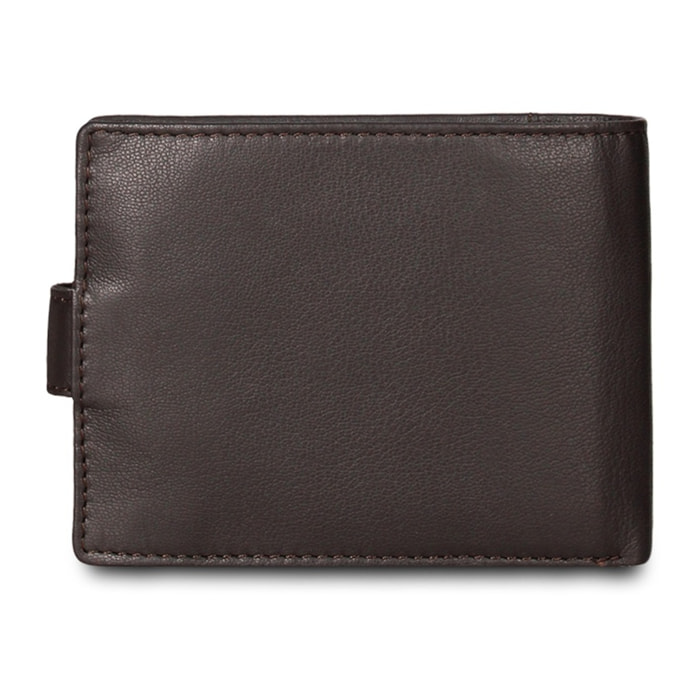 Portafoglio uomo in vera pelle - Modello Erebus Pro - Casual - 12.5 x 10.0 x 2.5 cm