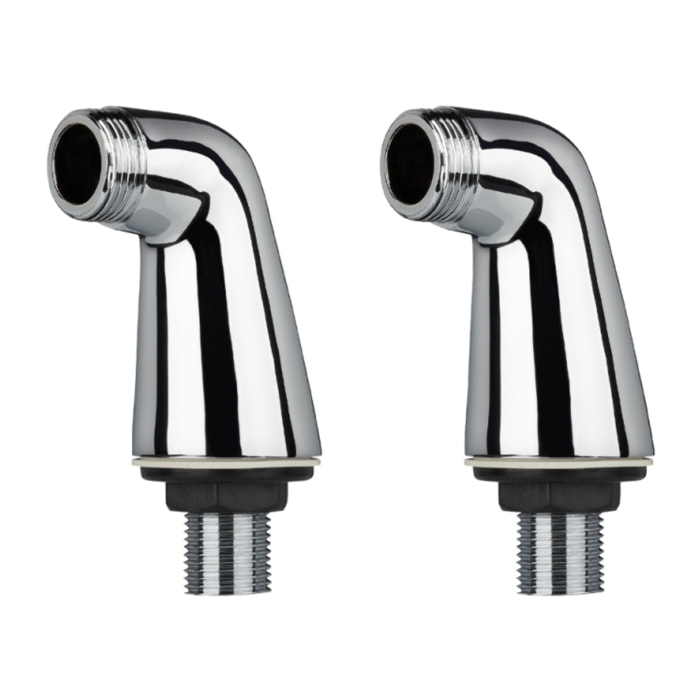 Paire de colonnettes luxe PAINI Chrome