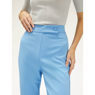 Motivi - Pantalones de traje en crepé - Light - blue