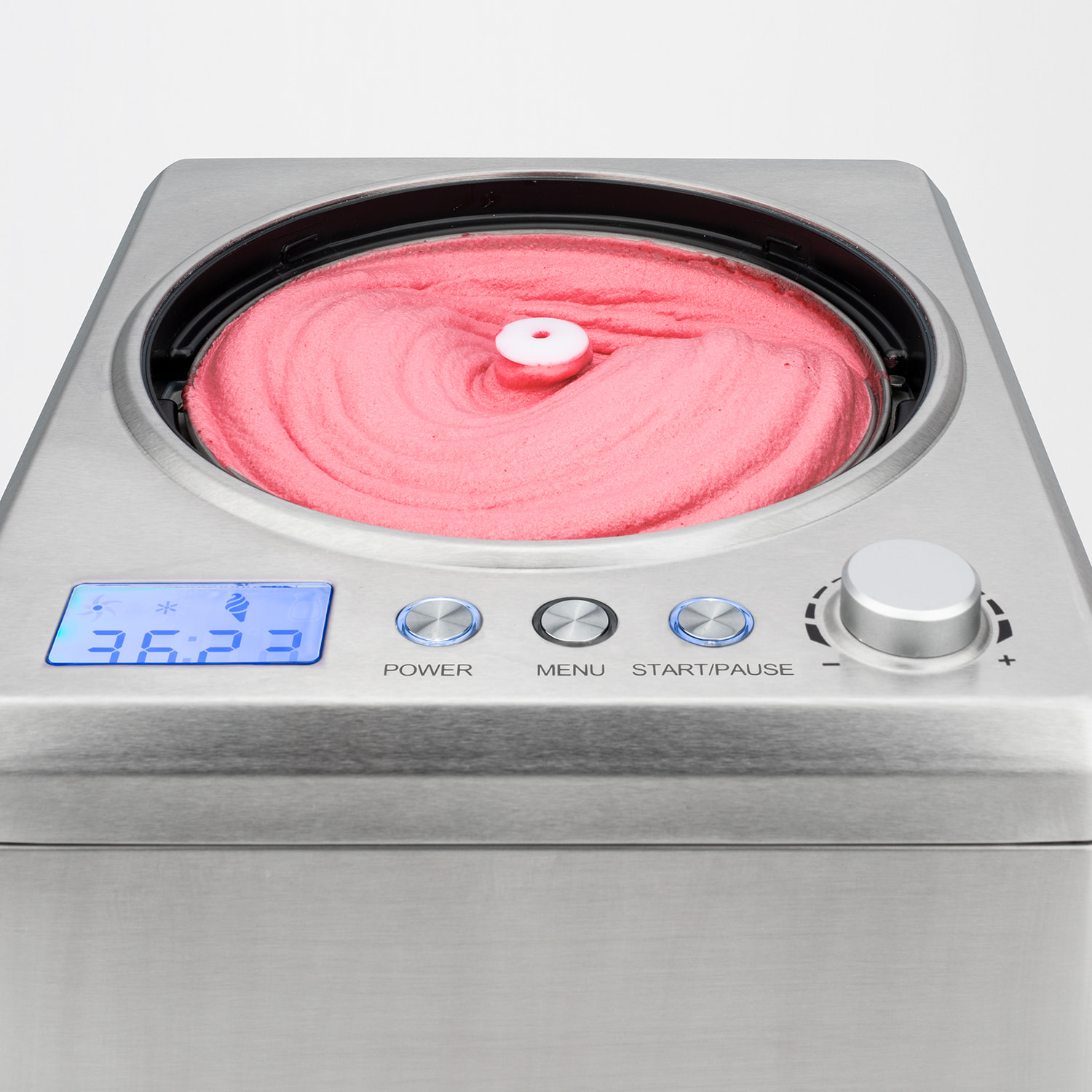 Máquina Para Hacer Helados Con Compresor, 180 W, 2 Litros.