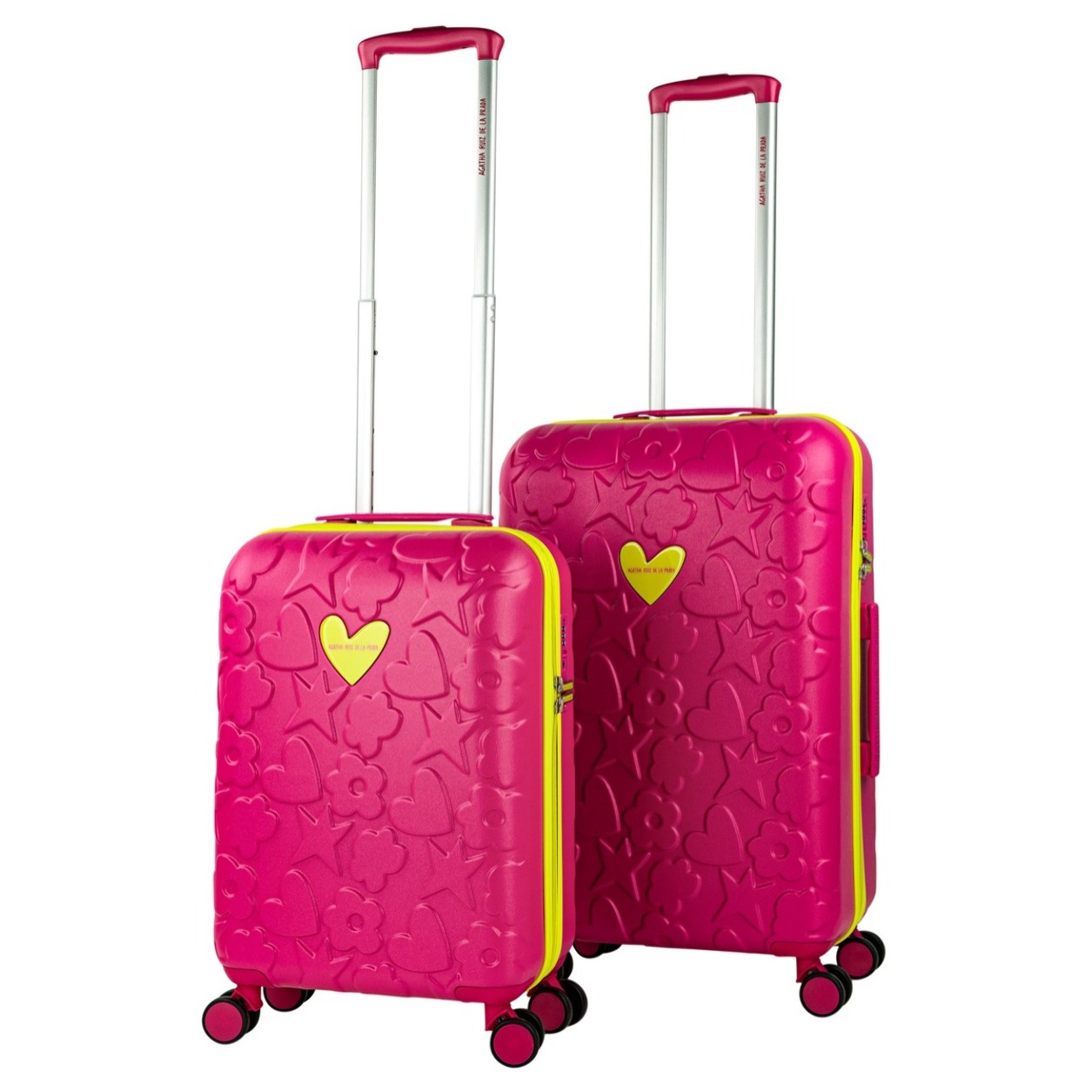 Juego De Maletas Pc Agatha Ruiz De La Prada Iconic Fucsia