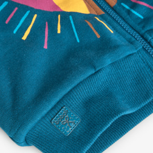 Chaqueta felpa de bebé niña