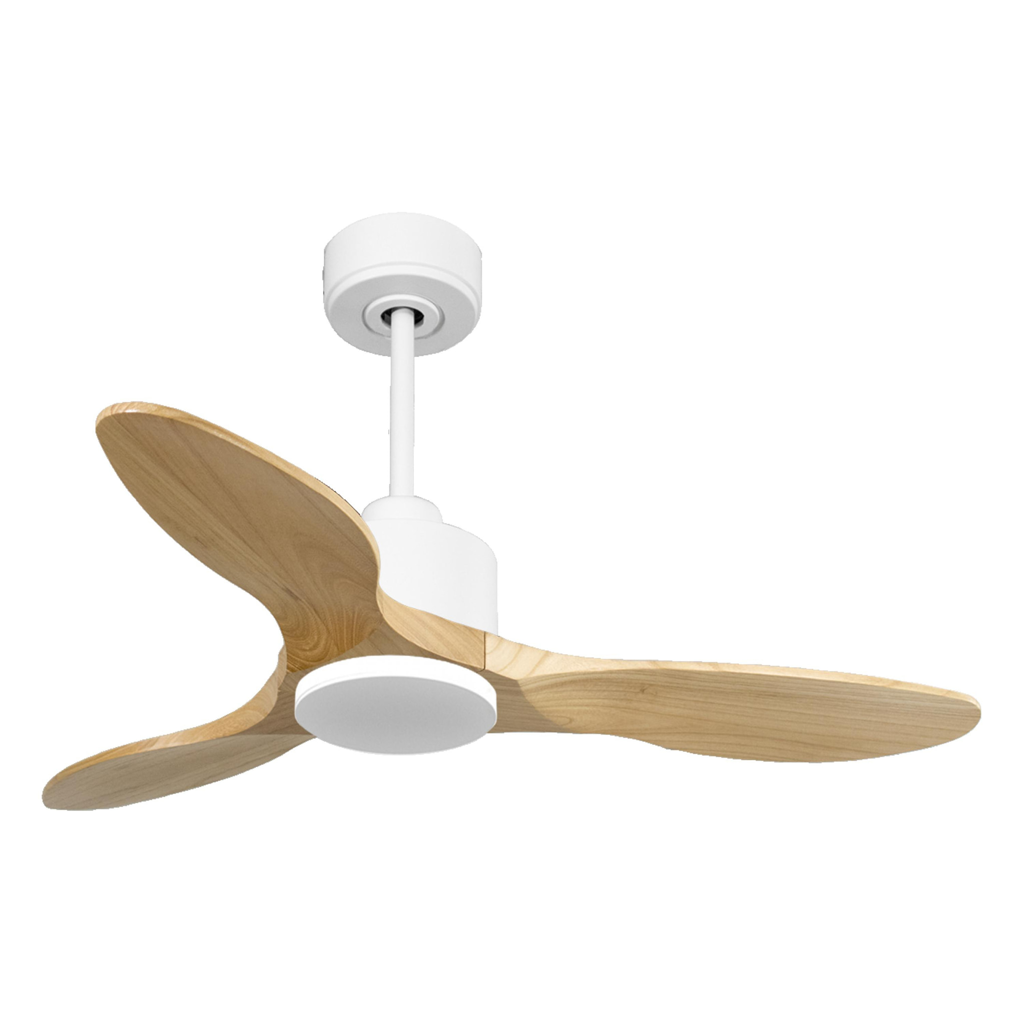 Ventilateur de plafond Réversible  Thermostat Wifi Moteur à courant continu Toits en pente Télécommande Hypersilence Mémoire