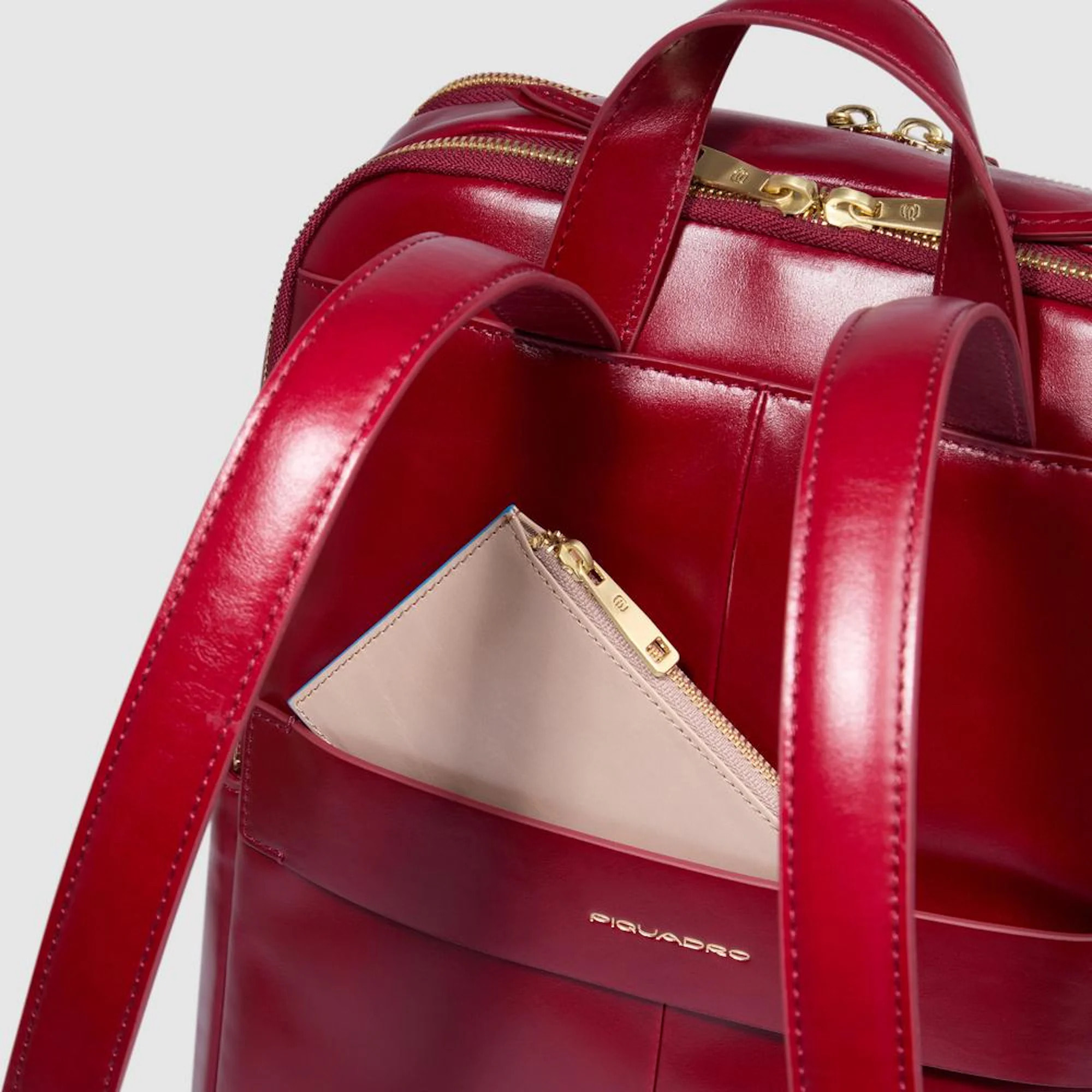 Piquadro Zaino in pelle porta pc 14