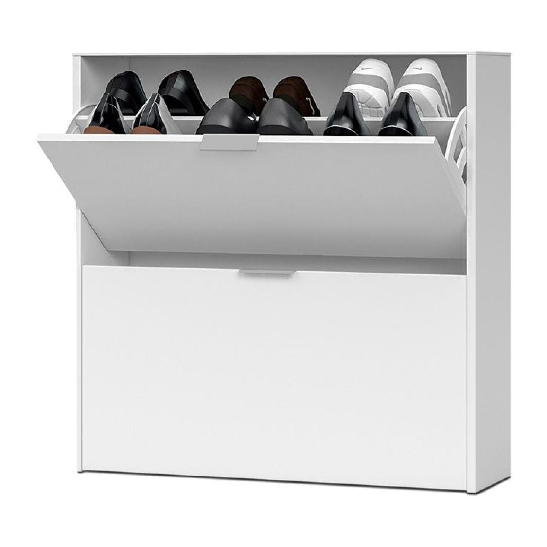 Zapatero Basic 2 puertas Blanco