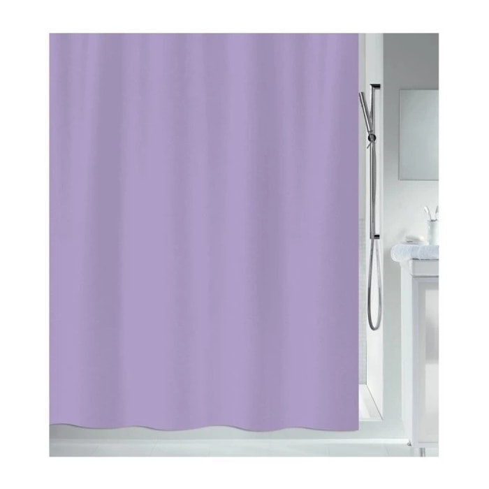 Spirella Rideau de douche PEVA BIO 180x200cm Lavande