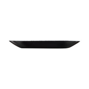 6 assiettes à dessert noires 18 cm Slate - Luminarc