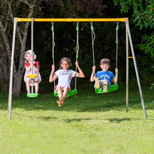 Portique métal 1,90 m Agility BRIOSO - 4 enfants