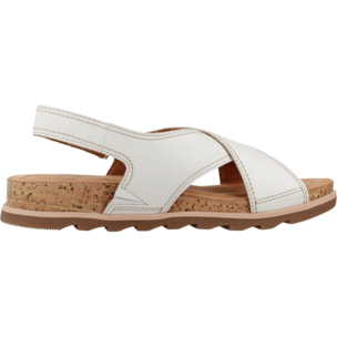 Sandalias Mujer de la marca CLARKS  modelo YACHT CROSS White