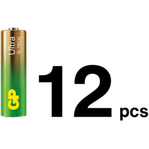 Pile GP x12 AA + x12 AAA + guirlande LED
