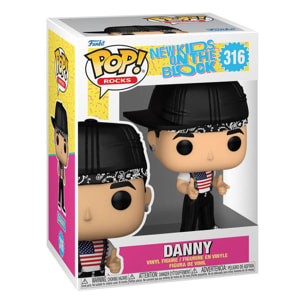 New Bambino On The Block Pop! Rocks Vinile Figura Danny 9 Cm Funko