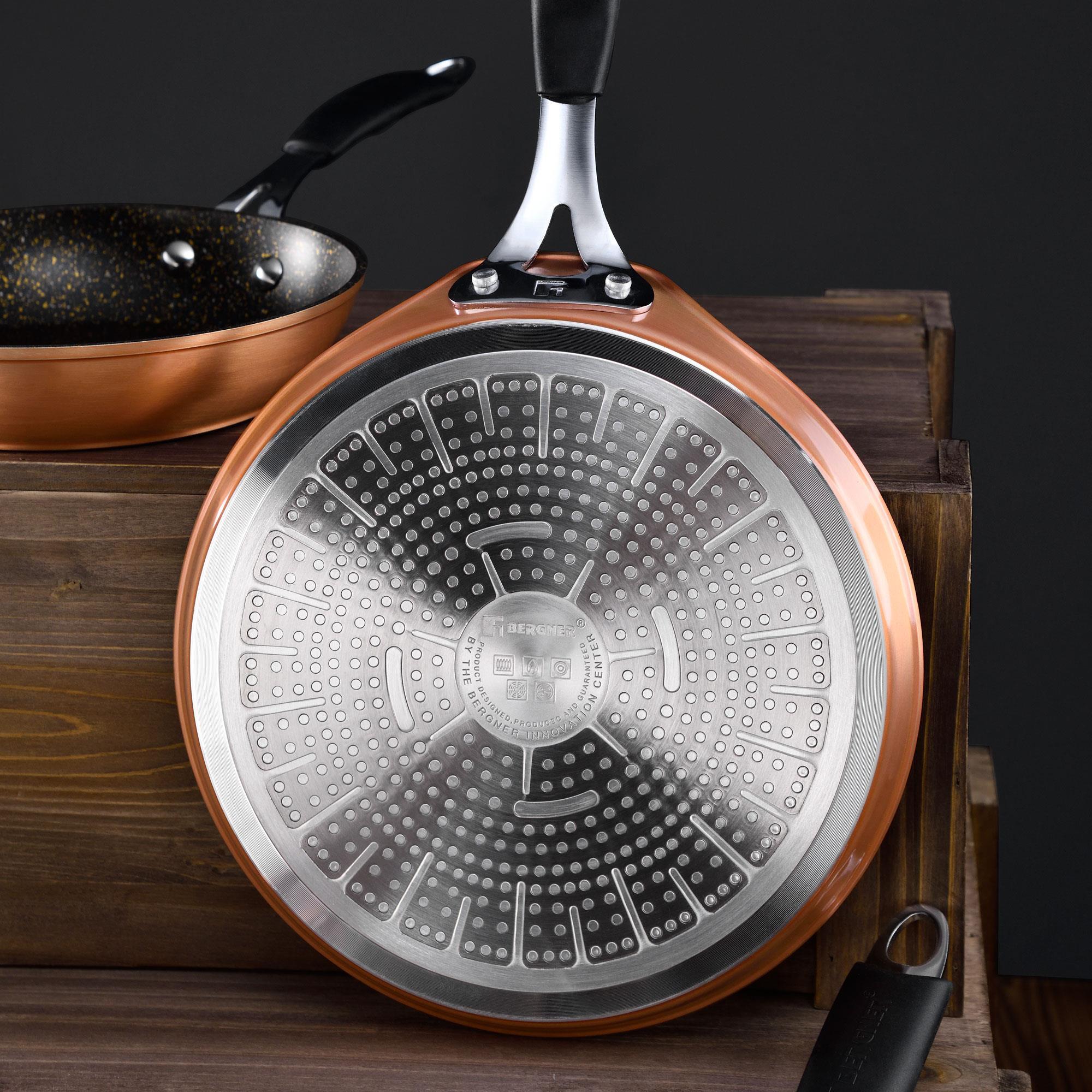 sartén ø20x4,5cm en aluminio forjado con revestimiento antiadherente ilag