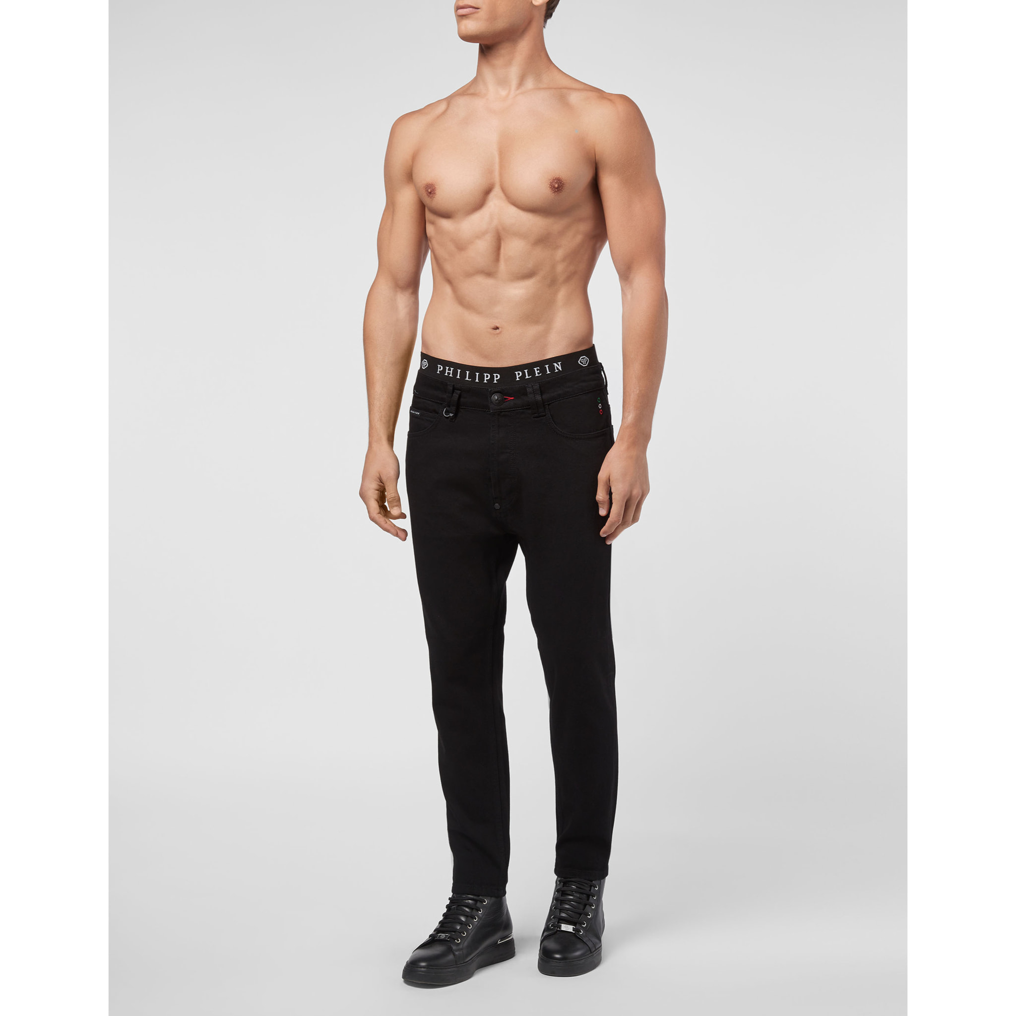 PHILIPP PLEIN Jeans Carrot Fit ICONIC PLEIN