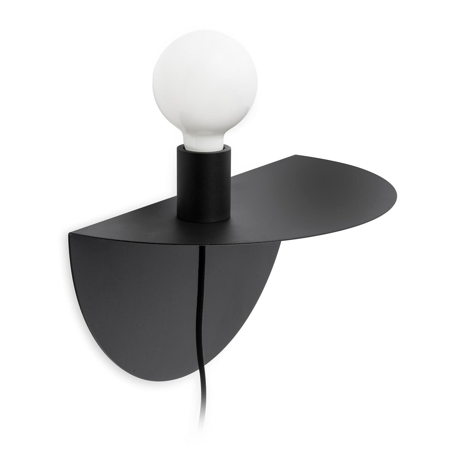 NIT Lampe applique droite noir