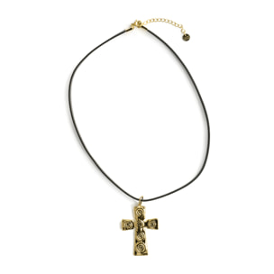 Collar Thiya acabado oro amarillo 18k