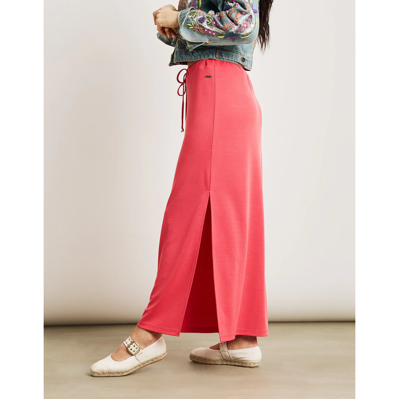 Falda Midi Coral - Claudina