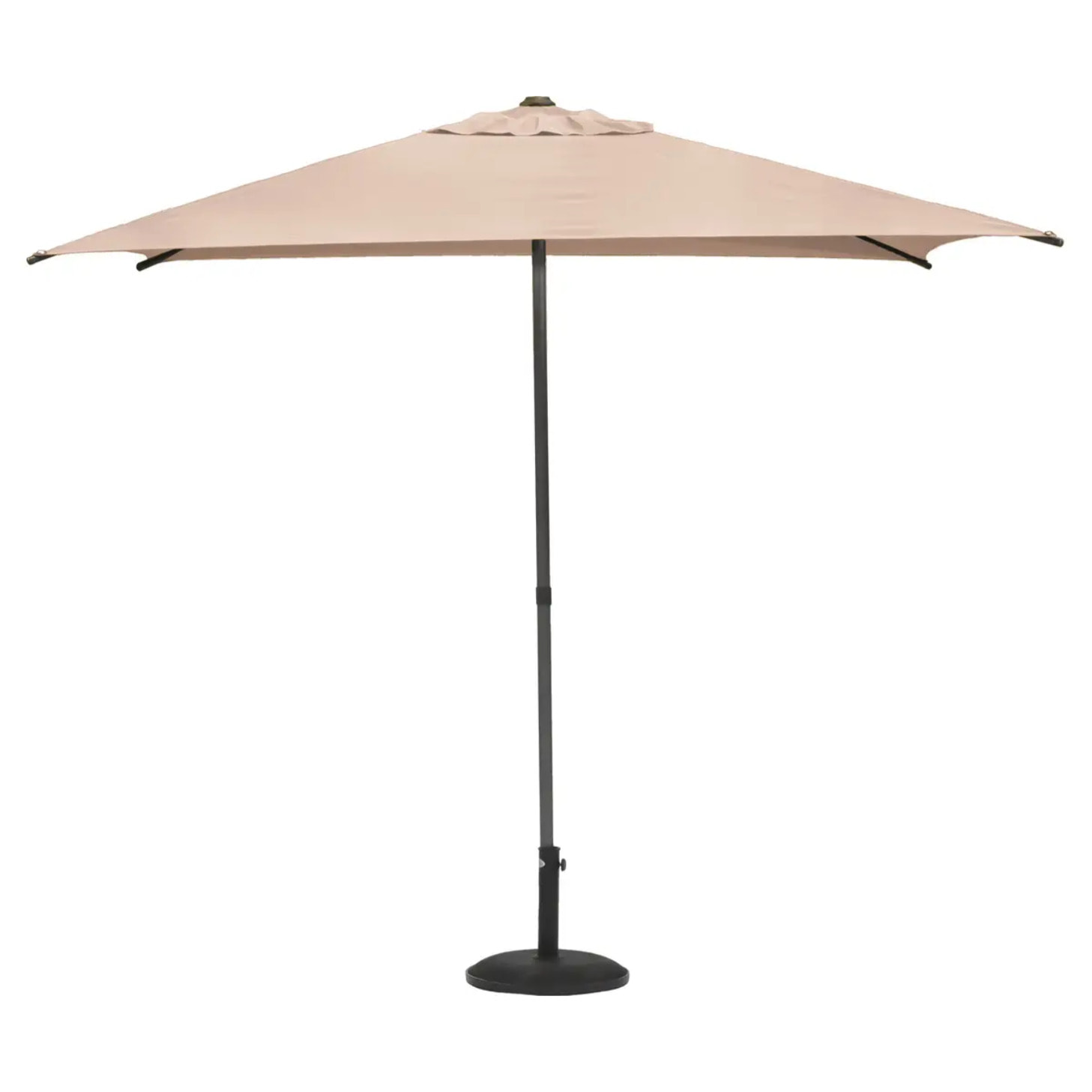 Parasol droit carré "Soya" blé 2,5x2,5m