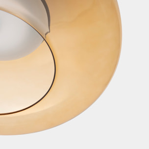 LEDS C4 Plat - Lámpara Colgante de Techo LED 13W Regulable 2700K/3000K/4000K Ámbar