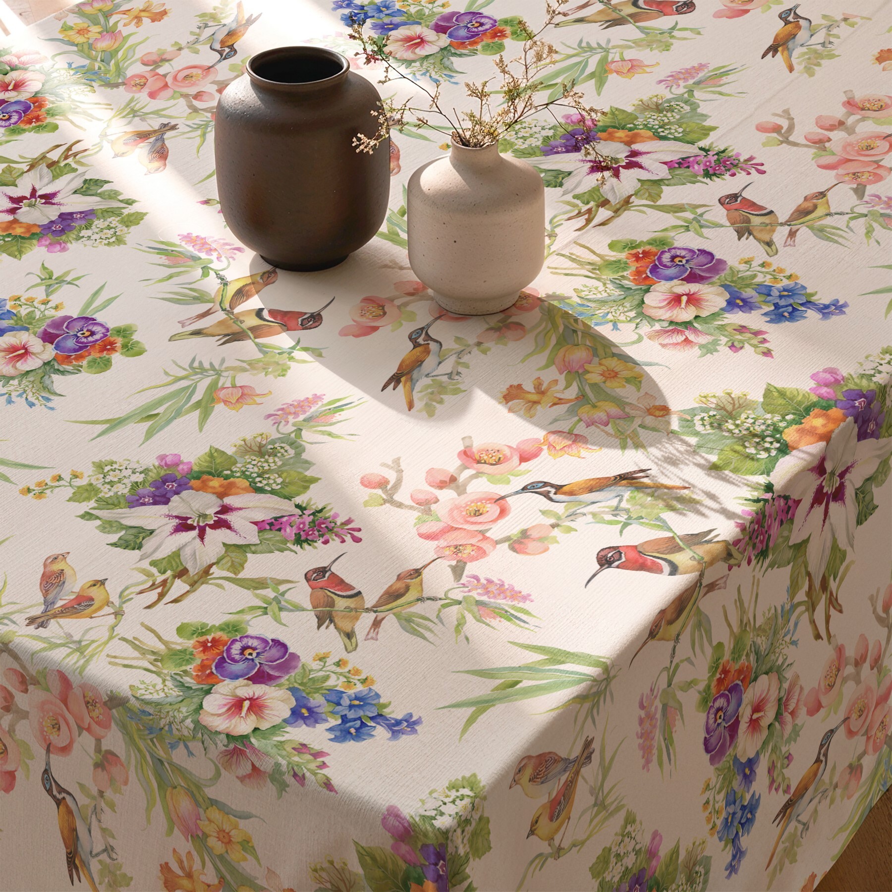 Nappe imprimée anti-tâches NAILA MULTICOLOR