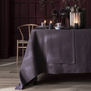 Serviette de table unie en lin, FLORENCE