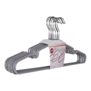 Set 10 grucce Massa in metallo verniciato grigio