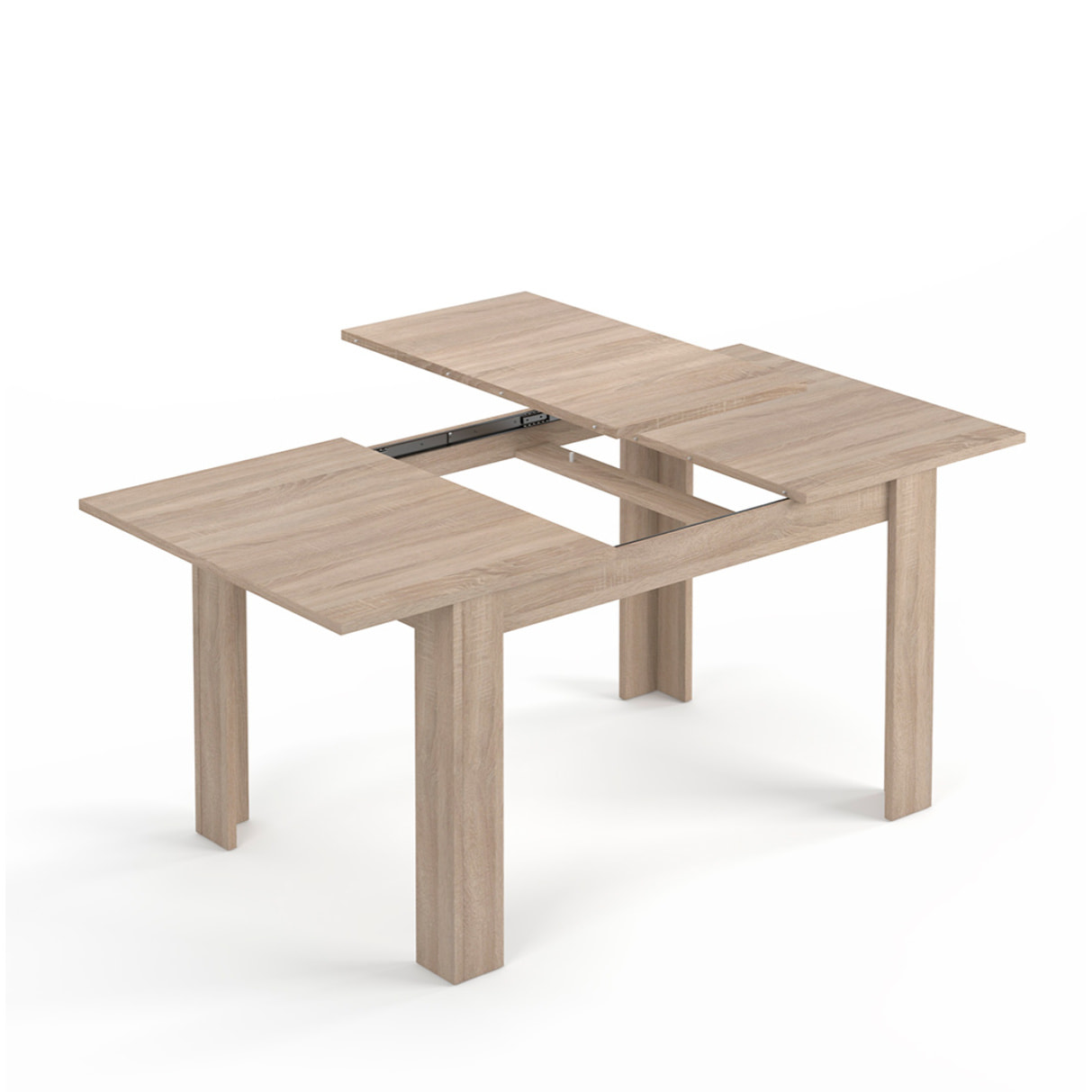 Mesa Comedor Extensible 78x140x90 Cm Roble Canadian