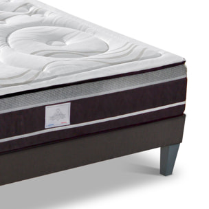 Matelas Divin Hybride, 28 cm, Soutien Ferme, Ressorts Ensachés & Mémoire de Forme, Aération Optimale