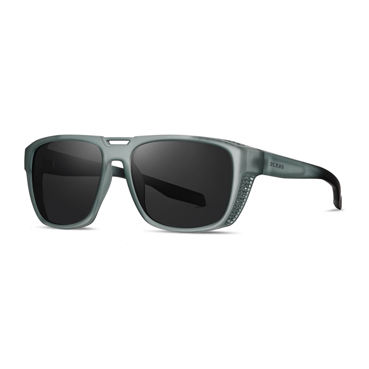 Gafas de sol OCEAN WINGFOIL - Azul mate transparente / Polarizada ahumada