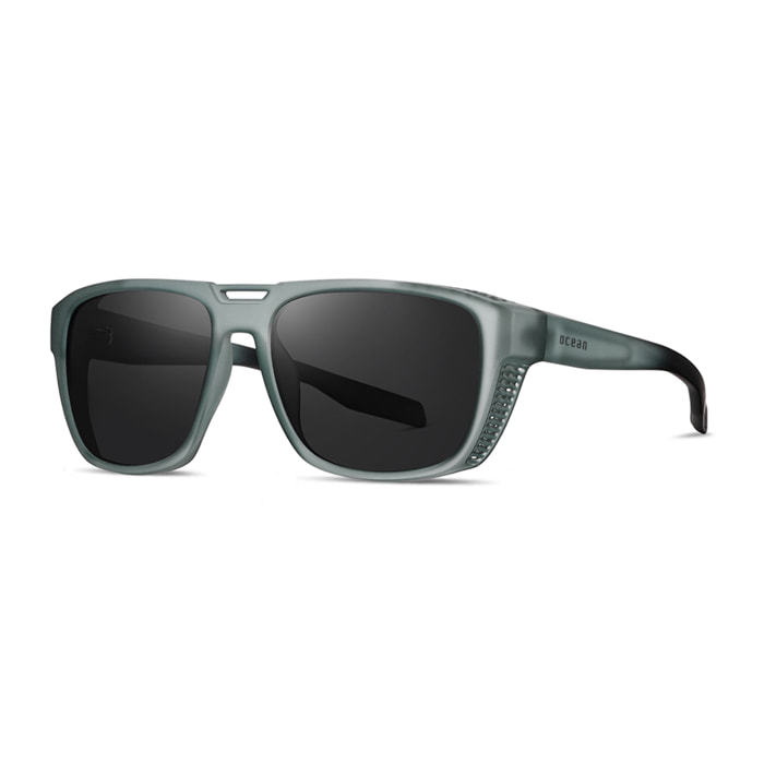 Gafas de sol OCEAN WINGFOIL - Azul mate transparente / Polarizada ahumada