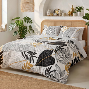 Parure housse de couette imprimée + 2 taies Moana
