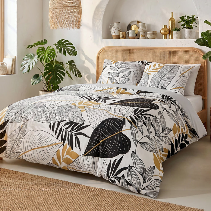 Parure housse de couette imprimée + 2 taies Moana