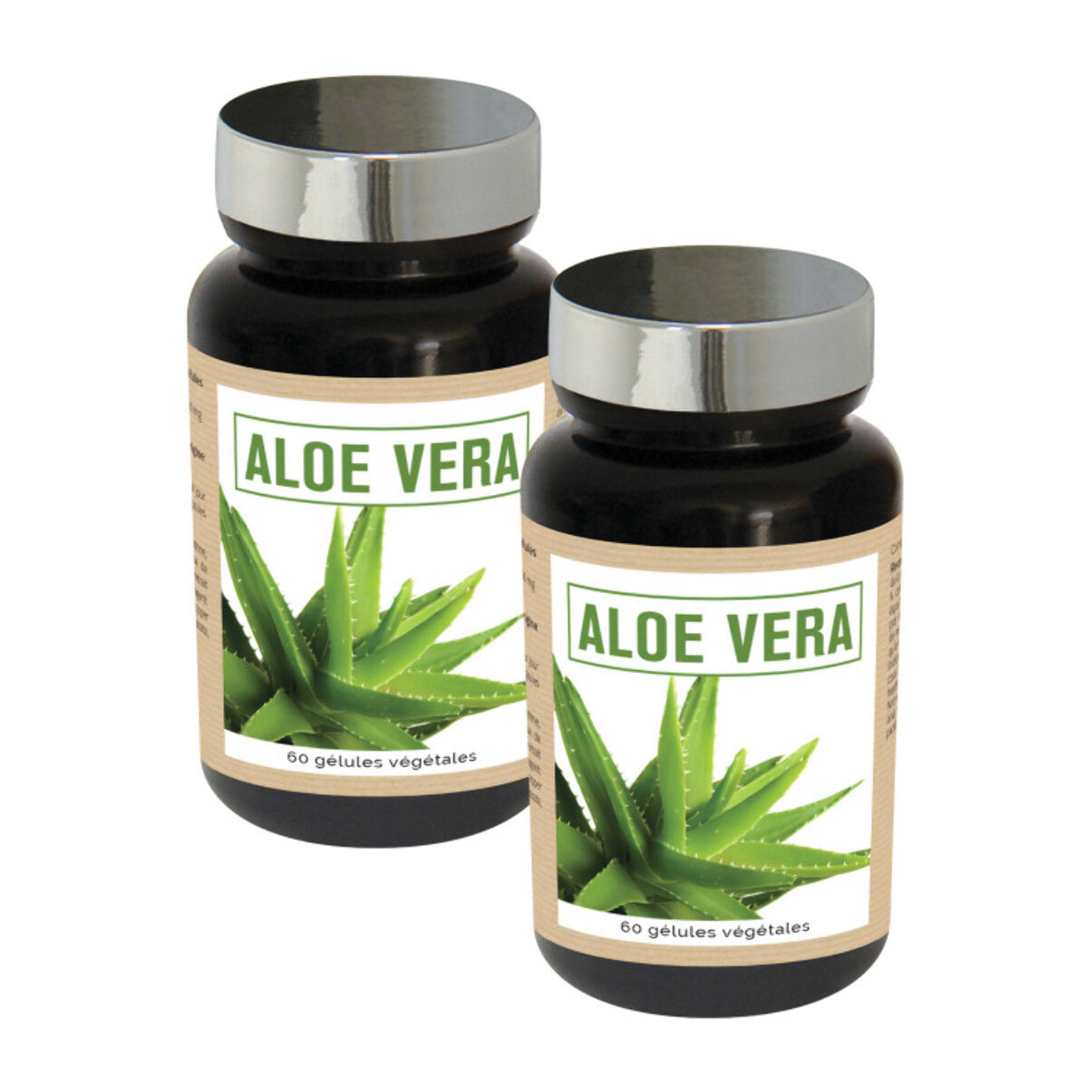 NUTRI EXPERT - Aloe Vera - Favorise le Confort Digestif 100% Extrait de Suc d'Aloe Vera - Soutient la Santé Gastro-intestinale - Sans Gluten ni Allergène - Vegan - Actif breveté - Lot de 2 produits