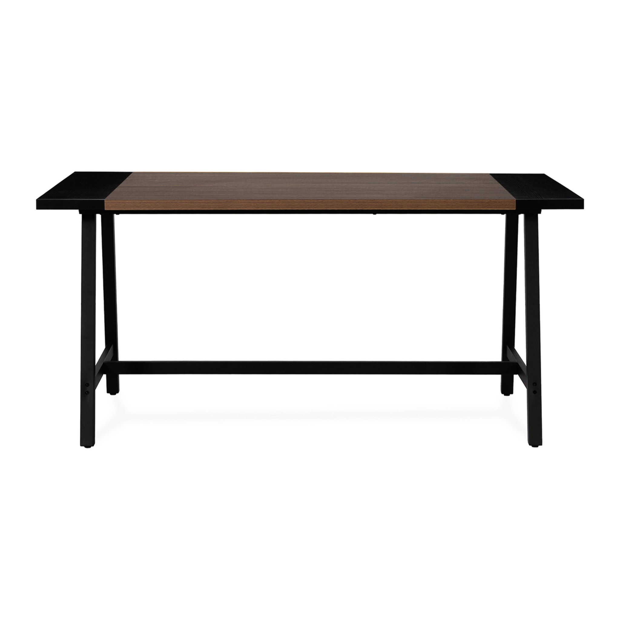 Mesa de comedor Caracas efecto Nogal, 160 cm