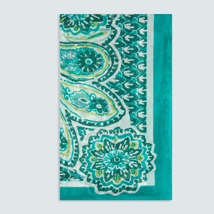 Fiorella Rubino - Foulard stampato in seta - Verde