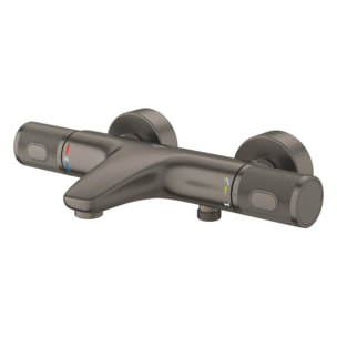 Mitigeur thermostatique Bain Douche 1/2 - Hard Graphite brossé