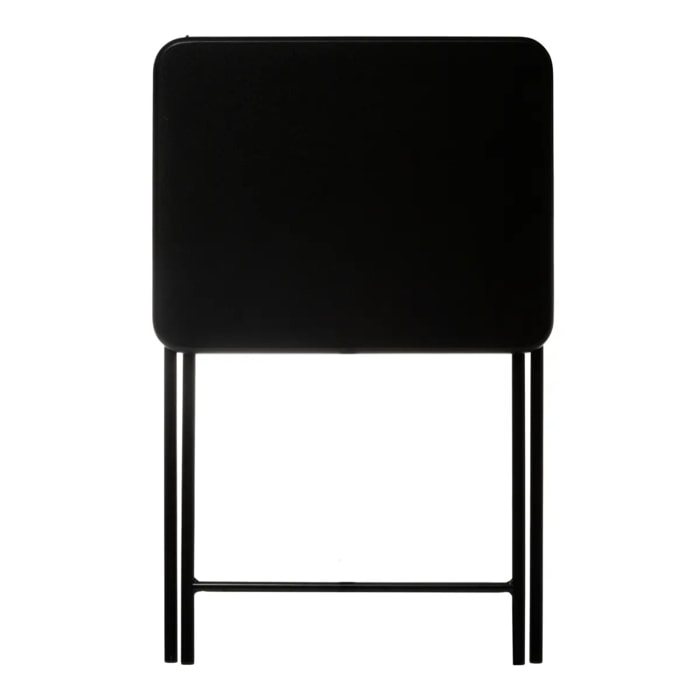 Table pliante 1 place Noir