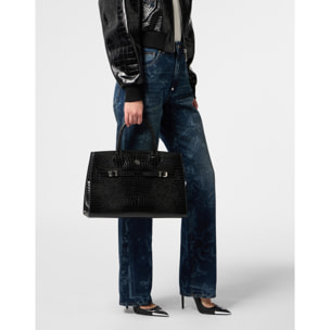 PHILIPP PLEIN Big Shopper Bag Cocco