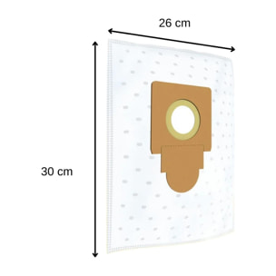 Lot de 4 sacs aspirateur pour Firstline TopFilter Premium