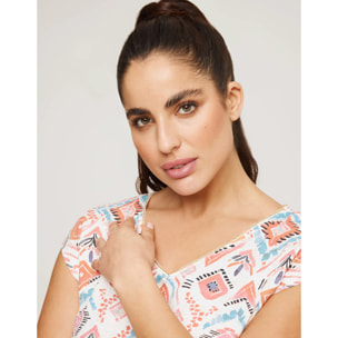 Camiseta Manga Corta Naranja - Leafix