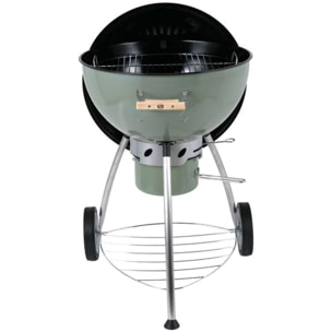 Barbecue charbon ESSENTIELB EBCK1 vert sur pieds  55 cm
