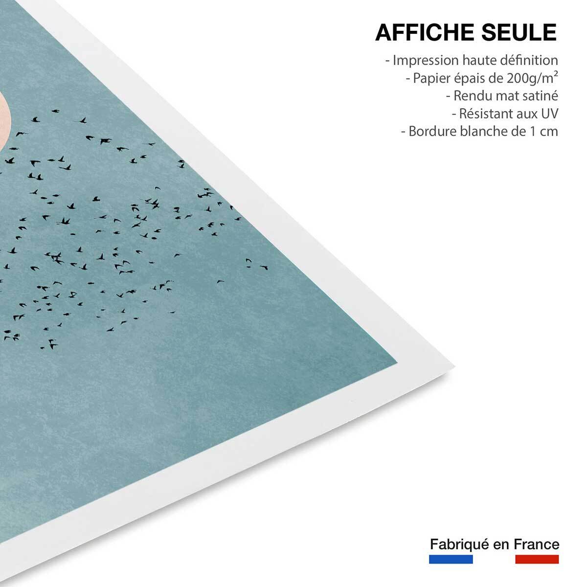 Affiche paysage Beauté du jour Affiche seule