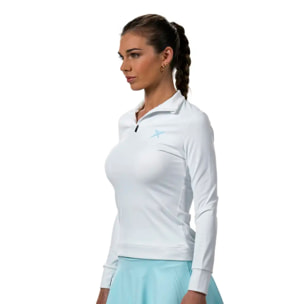 Sudadera de pádel mujer Opalo Drop Shot
