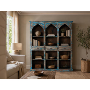 Librería de Madera de Mango 170 Cm Estilo Étnico Contemporáneo