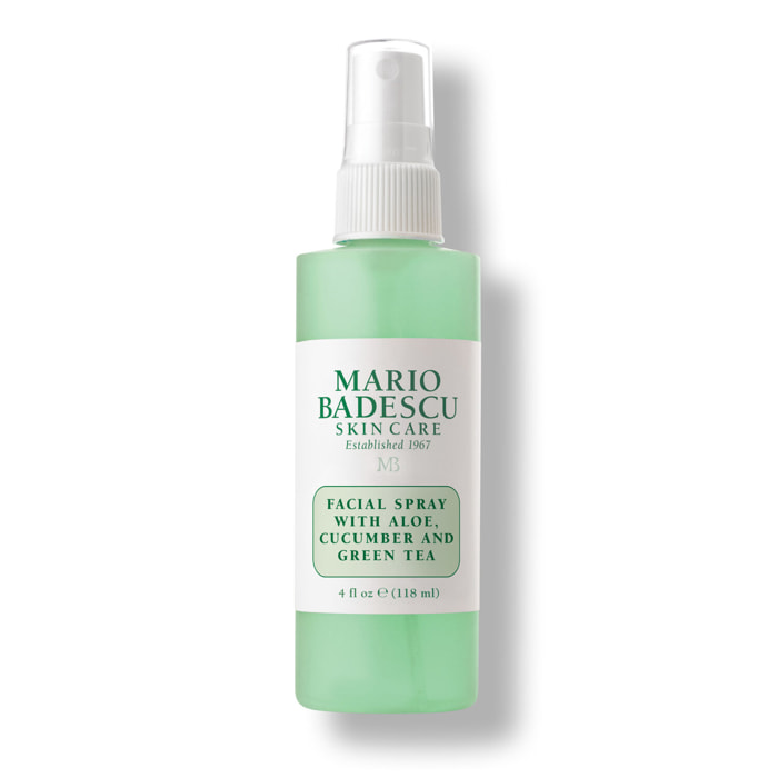Facial Spray with Aloe, Cucumber & Green Tea - Spray visage à l'aloe vera, au concombre et au thé vert