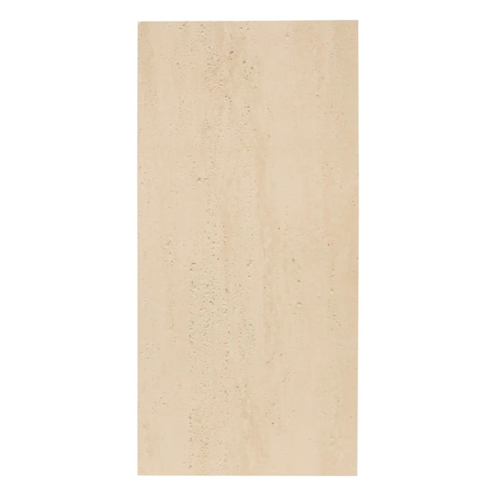 Sticker mural effet travertin Cary beige 58x28cm