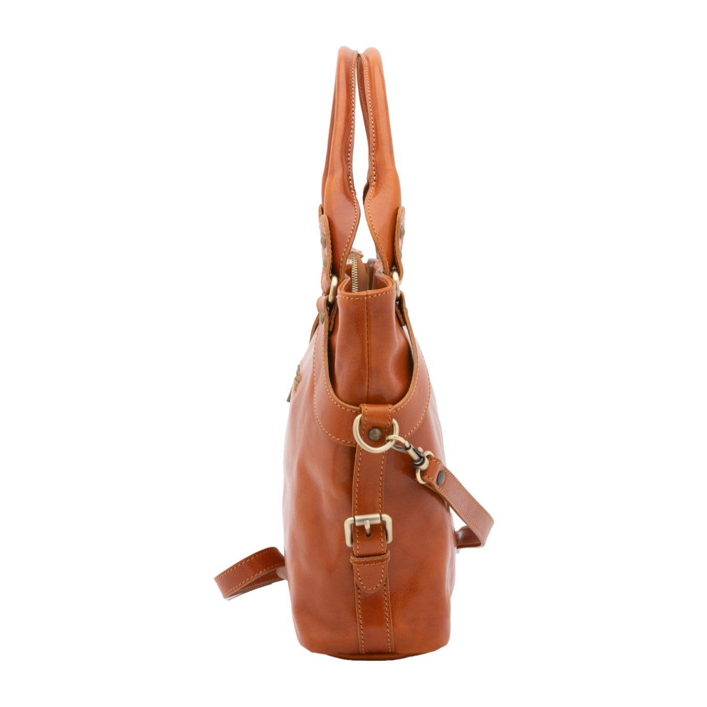 Borsa a mano da donna - Modello False - 100% pelle - 43.0 x 28.0 x 12.0 cm
